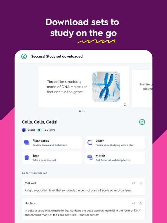 Captures d'écran de Quizlet: AI-powered Flashcards iPad 