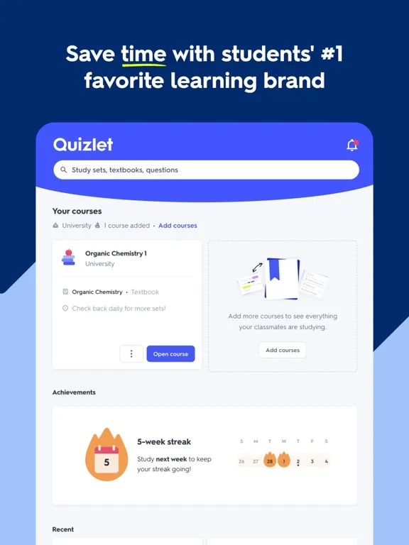 Captures d'écran de Quizlet: AI-powered Flashcards iPad 
