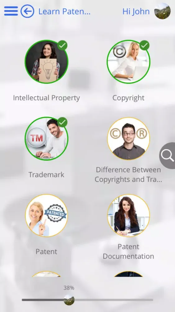 Learn Patent, Trademark and Copyright by GoLearningBus Screenshots