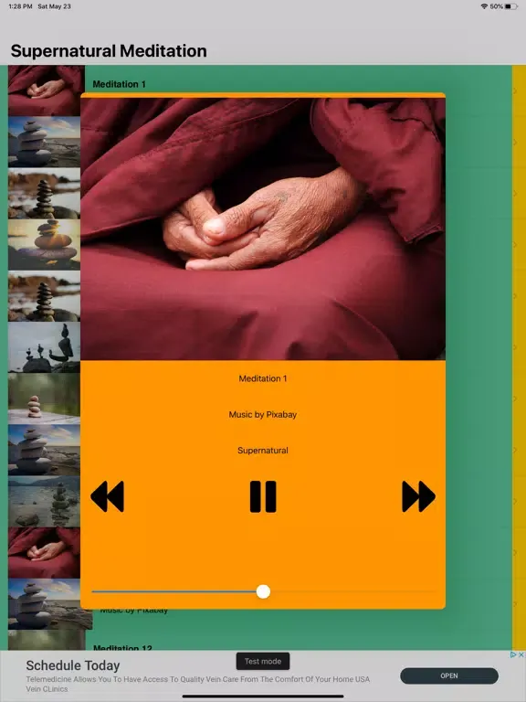 Captures d'écran de SuperNatural Meditation Music iPad 