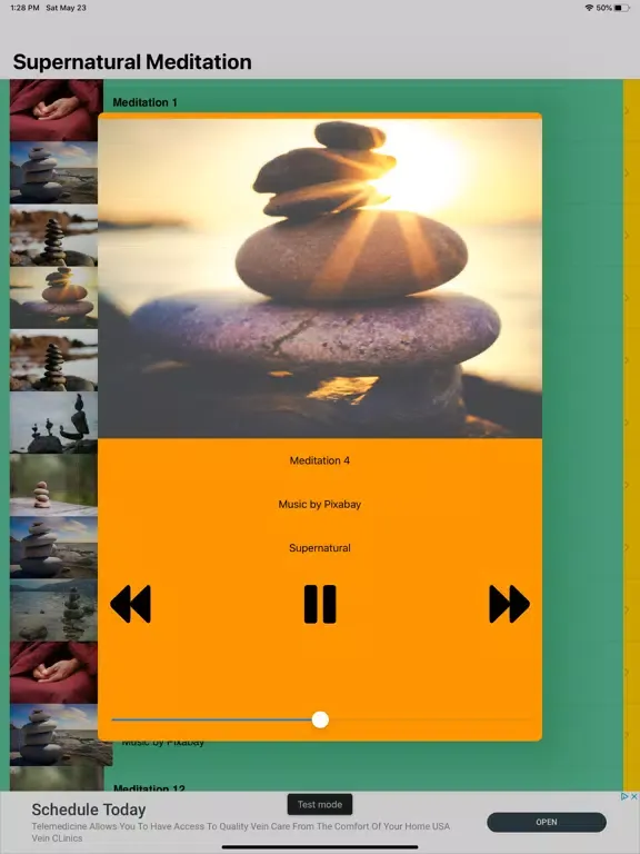Captures d'écran de SuperNatural Meditation Music iPad 