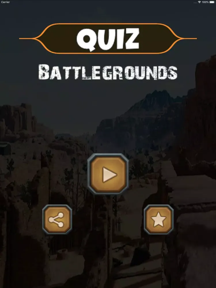 Tangkapan skrin P-U-B-G-QUIZ BattaleGround iPad 