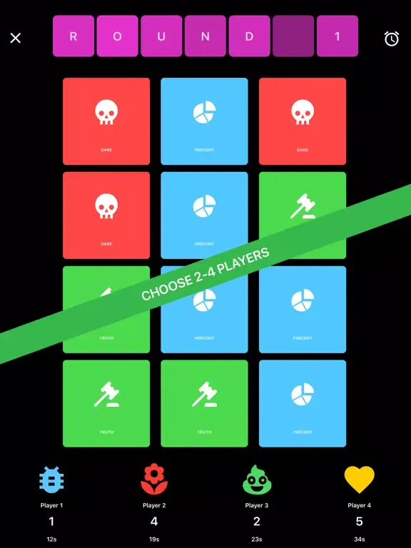 Capturas de tela do Truth or Dare™ Party iPad 