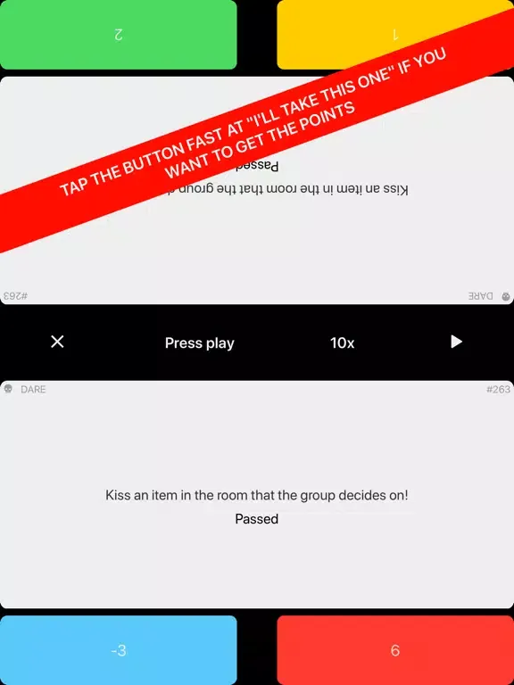 Capturas de tela do Truth or Dare™ Party iPad 