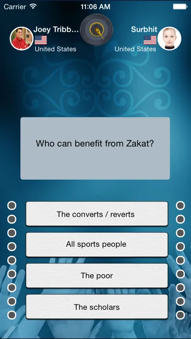 Zrzuty ekranu QuizzUp
