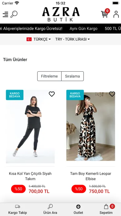 Azra Butik Ekran Görüntüleri