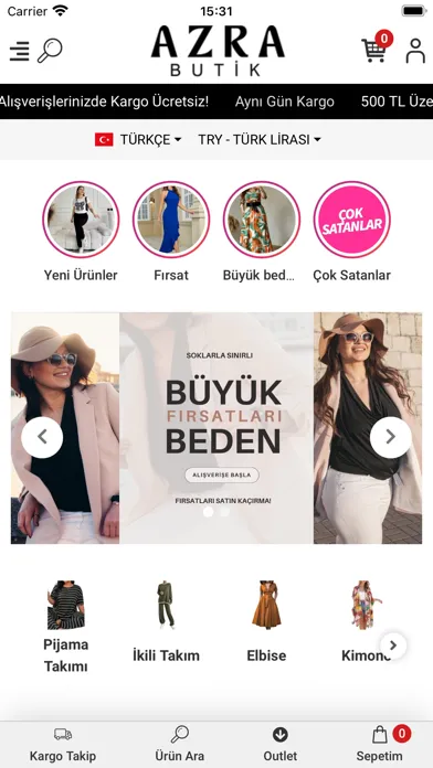 Azra Butik Ekran Görüntüleri