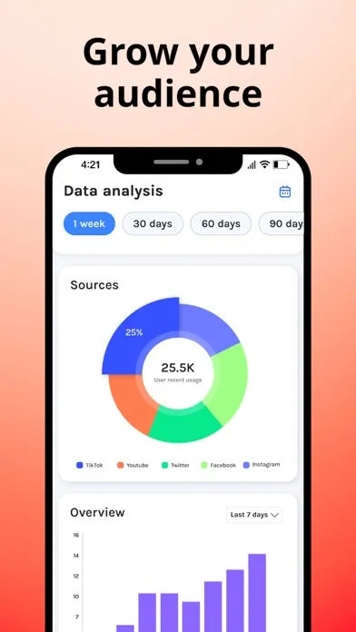 Captures d'écran de Linkbio - Link in bio builder