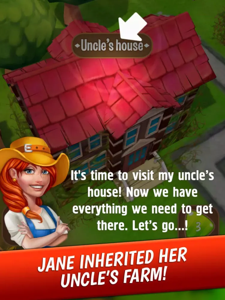 Jane's Village - Farm Game iPad  Screenshots
