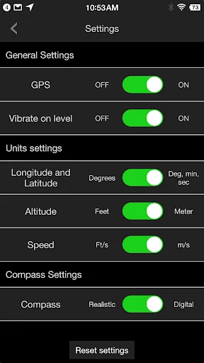 Digital Compass - GPS Screenshots