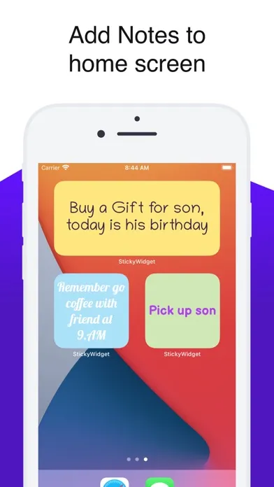 Screenshot di Sticky Notes - Widgets pro