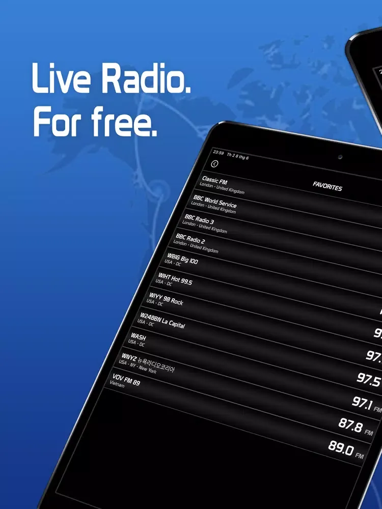 Scanner Radio FM & AM iPad  স্ক্রিনশট