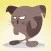 Chocolate cat emoji & sticker