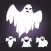 Ghost halloween emoji