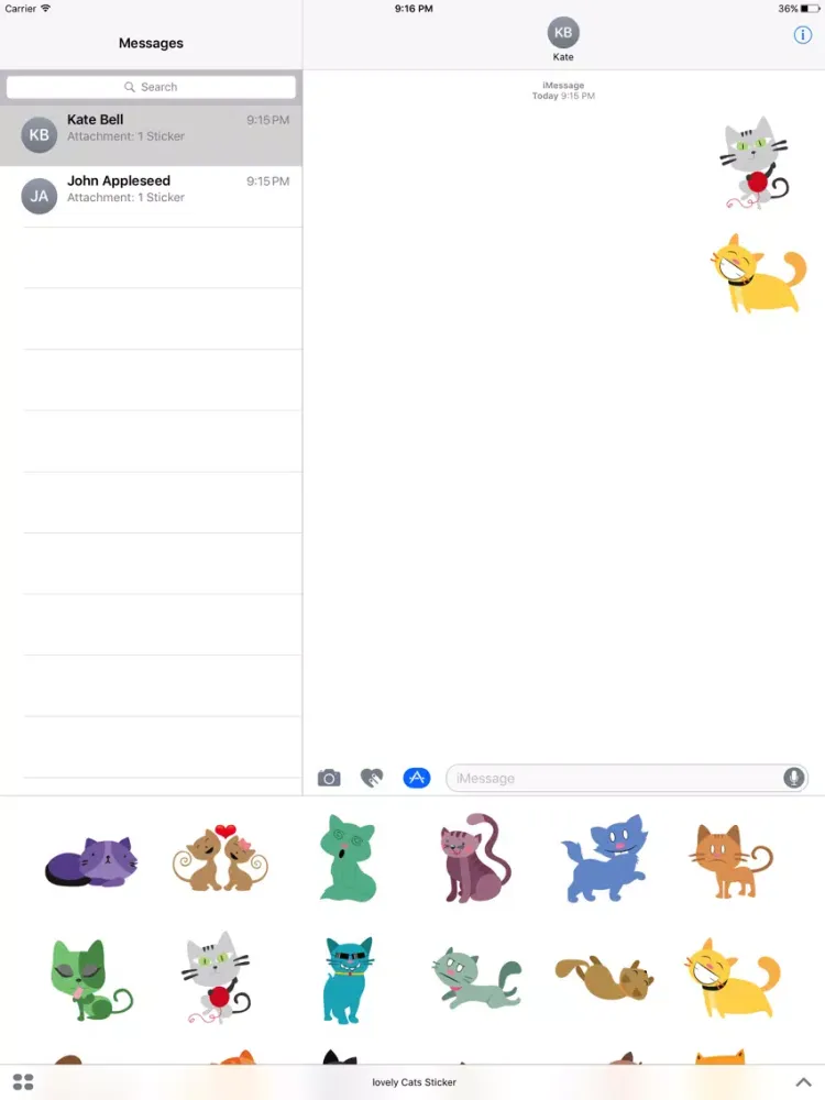 صور lovely Cats Sticker iPad 