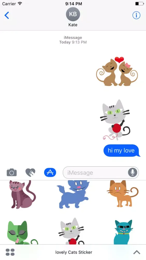 صور lovely Cats Sticker