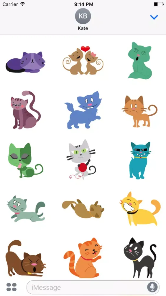 صور lovely Cats Sticker