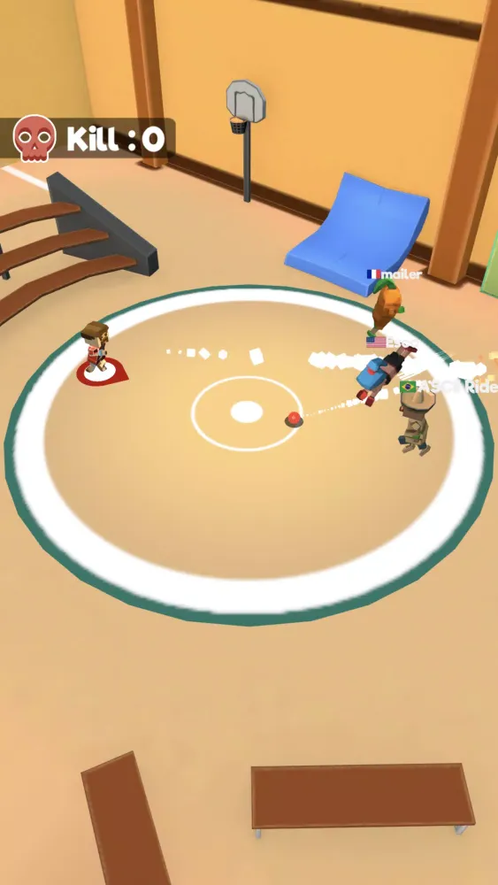 Captures d'écran de Dodgeball.io