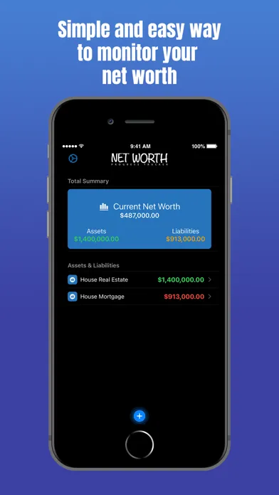 Net Worth Progress Tracker应用截图
