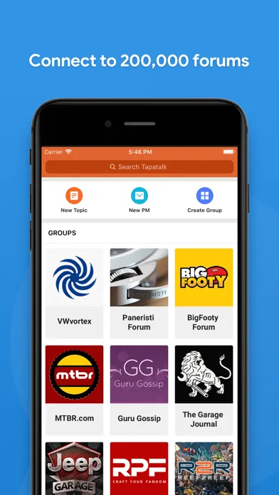 ภาพหน้าจอของ Tapatalk - 200,000+ Forums