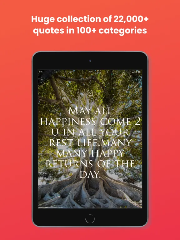 Quotes - Motivational Quotes iPad  Screenshots