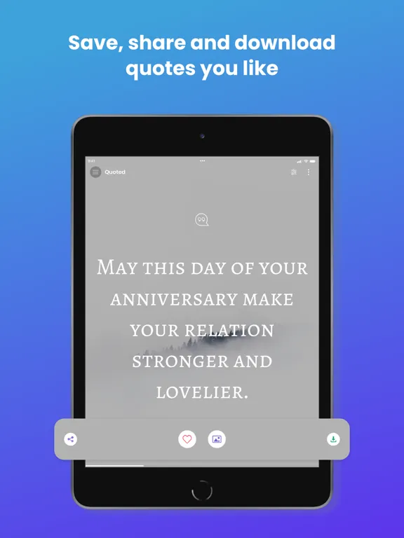 Quotes - Motivational Quotes iPad  Screenshots