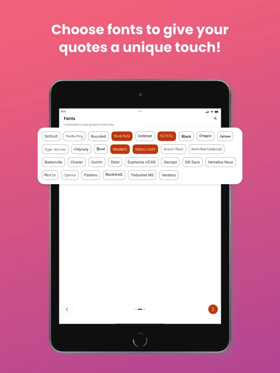 Quotes - Motivational Quotes iPad  Screenshots