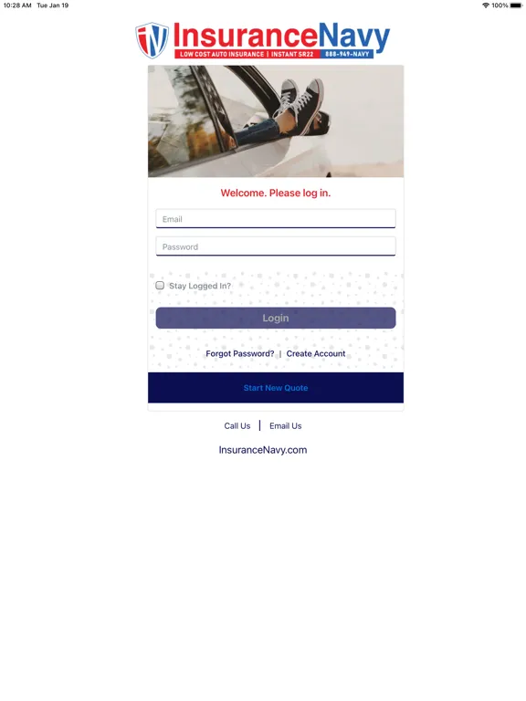 Скриншоты Insurance Navy - Car Insurance iPad 