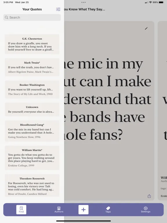 What They Say iPad 应用截图