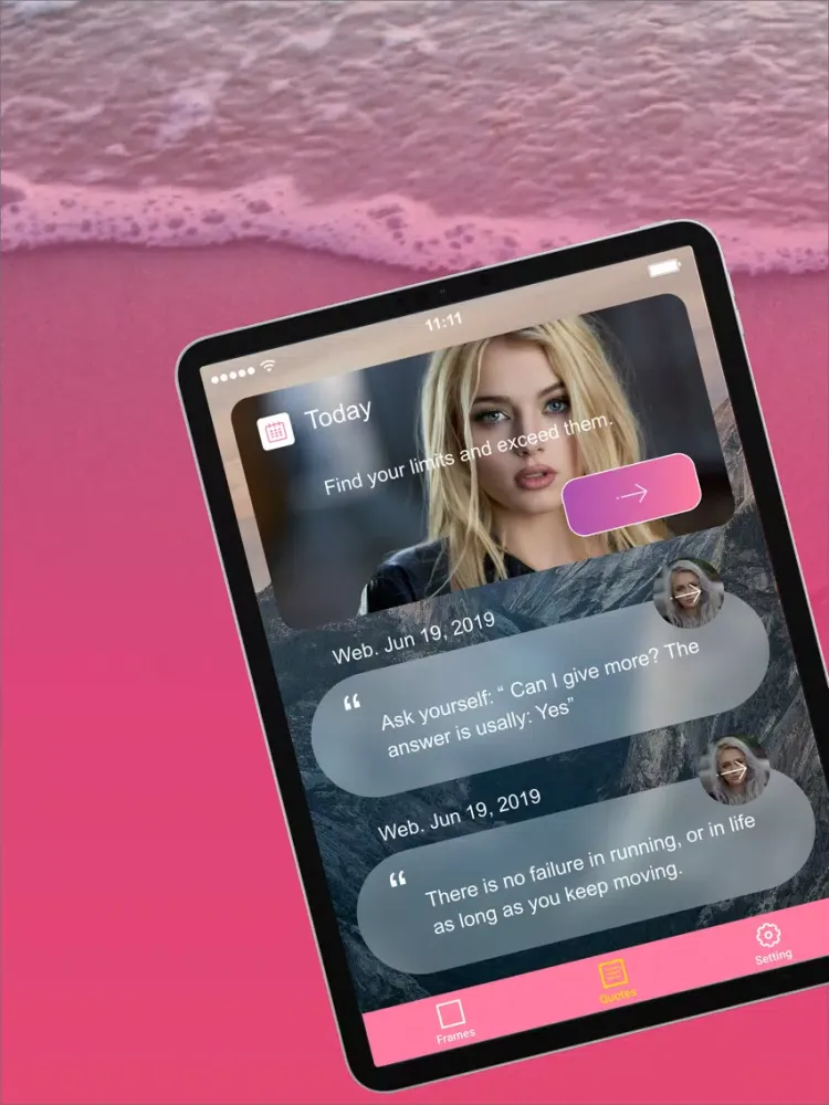 Widget Daily Quotes iPad  Ekran Görüntüleri