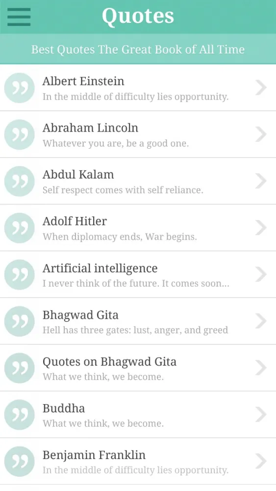 Quotes all time great Sayings スクリーンショット