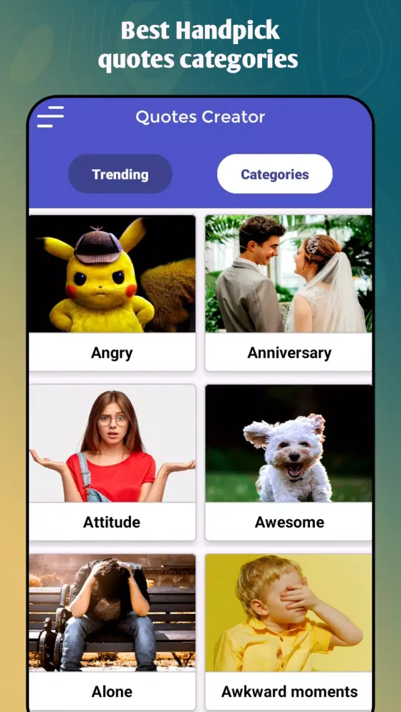 Quotes Creator Daily Greetings Screenshots