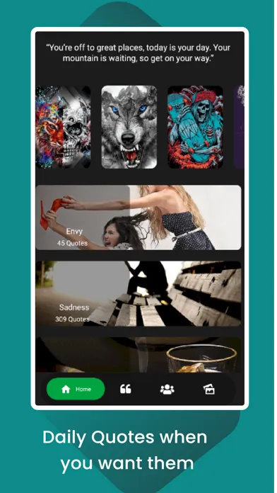 Self Motivational Quotes App應用截圖