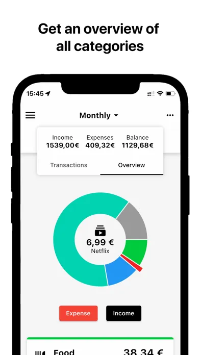 Economic - Expense tracker سکرین شاٹس