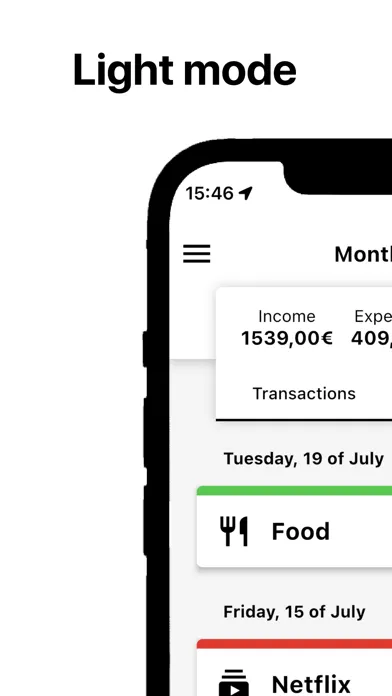 Economic - Expense tracker سکرین شاٹس