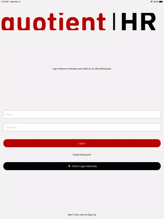 Capturas de pantalla de Quotient HR OpsConnect iPad 