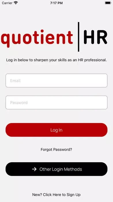 Capturas de pantalla de Quotient HR OpsConnect