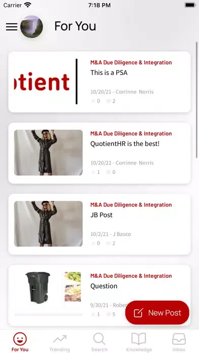 Capturas de pantalla de Quotient HR OpsConnect