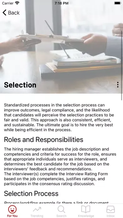 Capturas de pantalla de Quotient HR OpsConnect