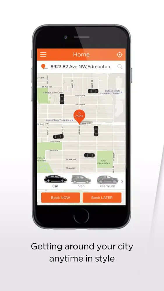 TappCar -The app for customers Screenshots
