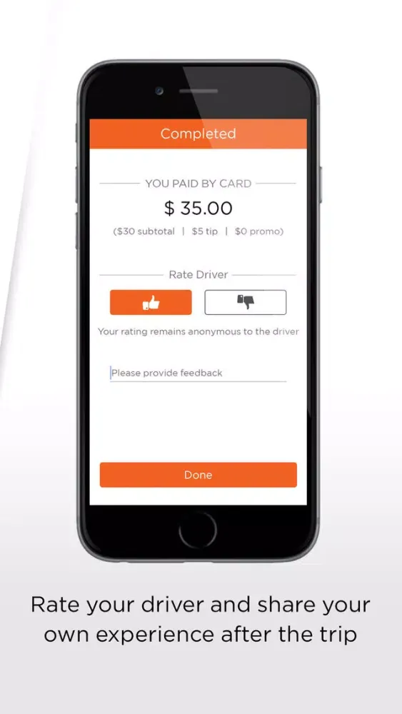 TappCar -The app for customers Screenshots