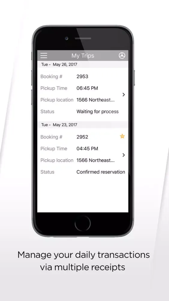 Ecar partener app Screenshots