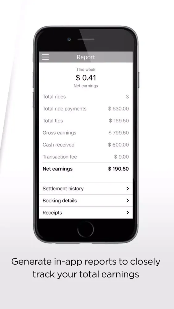 Ecar partener app Screenshots