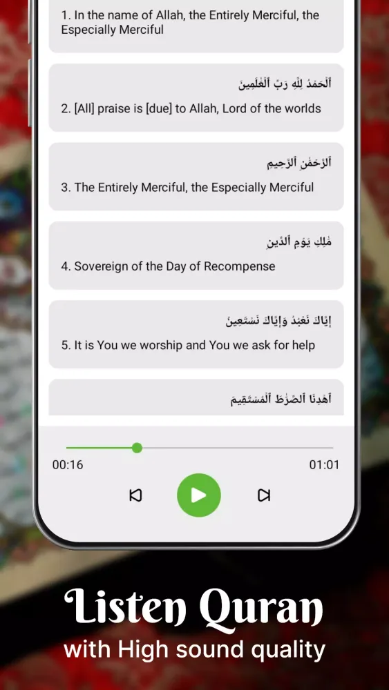 Capturas de pantalla de Holy Quran - Deeper journey