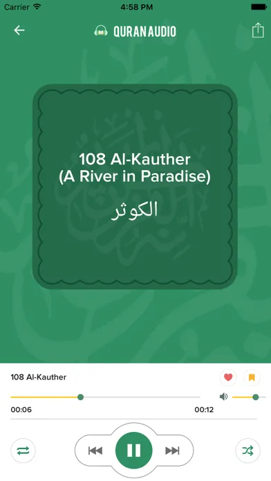 Quran Audio - Sheikh Mahir Al-Muayqali 스크린샷