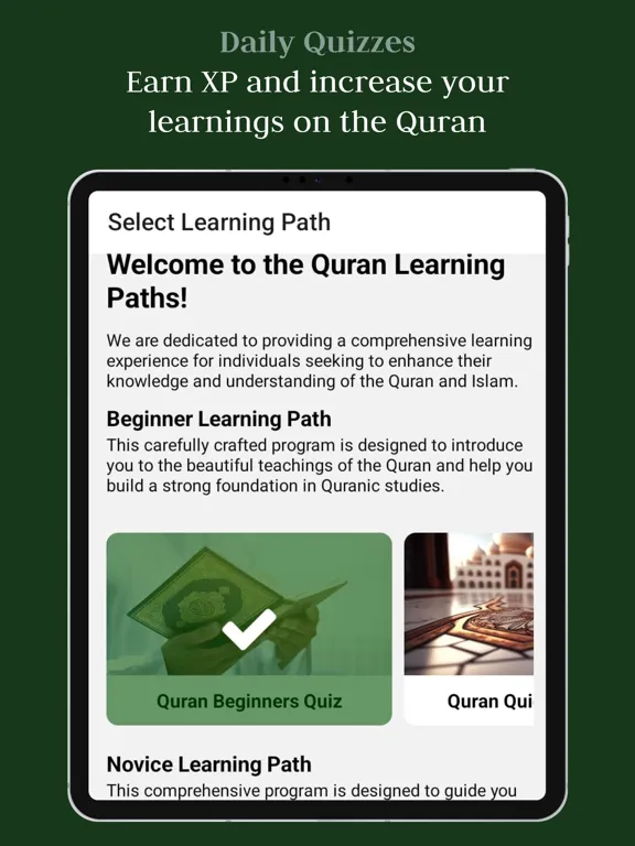 Quran Mentor App iPad  Screenshots
