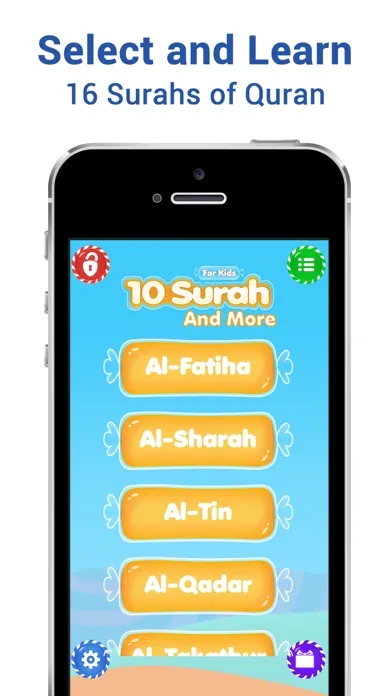 10 Surahs for Kids Word by Word Translation Screenshots