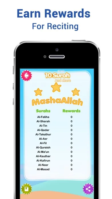 10 Surahs for Kids Word by Word Translation Screenshots