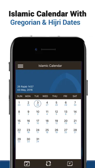 Islamic Calendar & Events स्क्रीनशॉट
