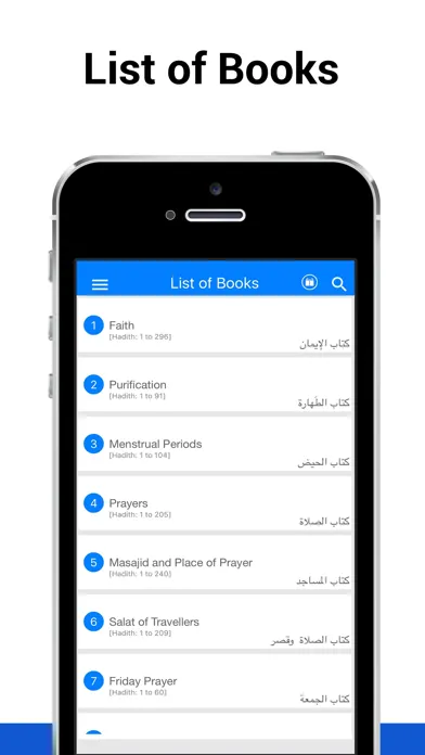 Sahih Muslim Hadith应用截图